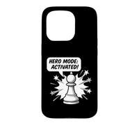 Pawn Hero Mode Activated Chess Case for iPhone 15 Pro