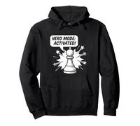 Pawn Hero Mode Activated Chess Pullover Hoodie