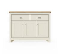 PAWNORA 3 Door 2 Drawer Sideboard Storage Cabinet in Cream PAWNORA Cream