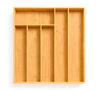 PAWNORA Kitchen Cutlery Tray Storage in Brown PAWNORA Brown