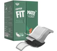 PAWPANG Copper Fit Mate Washable Male Dog Belly Band Kit - 1 Reusable Male Wrap with 15 Dog Diaper Liners, Ideal for Senior Dogs, Incontinence, and Marking, M