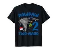 Pawpaw of the Two-nado Tornado Themed 2nd Birthday Boy Cool T-Shirt