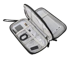 pawpoem Electronics Accessories Organiser Bag, Waterproof Travel Cable Storage Case, Travel Gadget Bag, Compact Gadget Pouch for Chargers Cords Hard Drives Earphones, Holiday Essentials for Men Women