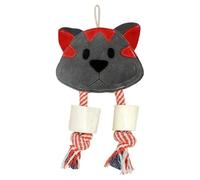 PAWPOURRI Rope & Suede for Adult Dogs, Puppies, Cats | Tough, Durable and Fun | Chewing Interactive Pet Toy (Animal Toy)