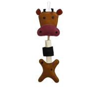 PAWPOURRI Rope Toy for Adult Dogs, Puppies, Cats | Tough, Durable and Fun | Chewing Interactive Pet Toy (Cow Rope Toy)