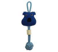 PAWPOURRI Rope Toy for Adult Dogs, Puppies, Cats | Tough, Durable and Fun | Chewing Interactive Pet Toy (Squirrel Rope Toy)