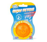 PawPride Light Up Dog Ball - LED Ball for Dogs - Fetch balls, Glow in the Dark, Lights up when you chuck it, Strong Durable Rubber, Indestructible, must have for a dogs toys