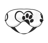 Pawprint Eye Mask Sleep Mask for Men & Women Mask for Sleep with Easy Adjustable Strap Night Eye Cover for Travel