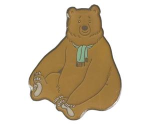 Pawprint Family Bear Enamel Pin | Official ‘We’re Going on a Bear Hunt’ Badge by Michael Rosen & Helen Oxenbury | Collector’s Gift for Book Lovers