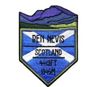 Pawprint Family | Ben Nevis Mountain Sew on Patch | Show Off Your Hiking, Mountaineering, and Climbing Achievements and Customise Bags, Jackets, Blankets, and More!