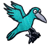 Pawprint Family | Bird Character Sew on Patch | Julia Donaldson and Axel Scheffler's Room on The Broom Official Merchandise