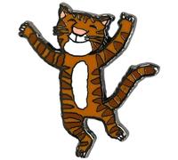 Pawprint Family | Cat Character Enamel Pin Badge | Julia Donaldson and Axel Scheffler's Room on the Broom Official Merchandise