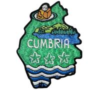 Pawprint Family | Cumbria County Sew on Patch | Explore The UK, Show Your Local Pride, and Customise Bags, Jackets, Blankets and More!