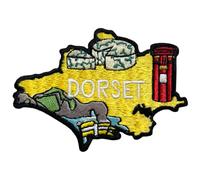 Pawprint Family | Dorset County Sew on Patch | Explore The UK, Show Your Local Pride, and Customise Bags, Jackets, Blankets and More!