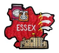 Pawprint Family | Essex County Sew on Patch | Explore The UK, Show Your Local Pride, and Customise Bags, Jackets, Blankets and More!