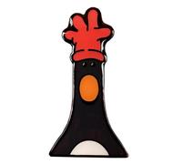 Pawprint Family | Feathers McGraw Head Enamel Magnet | Official Wallace & Gromit Merchandise