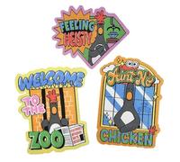 Pawprint Family | Feathers McGraw Patch Set | Wallace and Gromit Official Merchandise