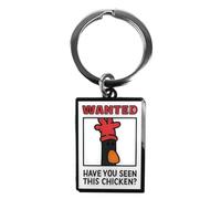 PAWPRINT FAMILY | Feathers McGraw Wanted Poster Keyring | Wallace & Gromit Official Merchandise