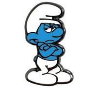 Pawprint Family | Grouchy Smurf Smurf Enamel Pin Badge | The Smurfs Official Merchandise