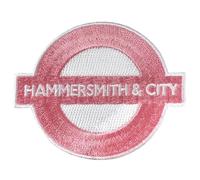 Pawprint Family | Hammersmith & City Line Roundel Sew on Patch | Transport for London Official Merchandise