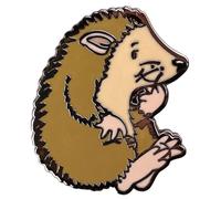 Hedgehog Character Pin Badge
