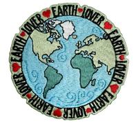 Pawprint Family | I am an Earth Lover Sew on Patch | Customise Jackets, Bags, and More to Express Your Personality!