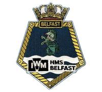 Pawprint Family | Imperial War Museum HMS Belfast Sew on Patch | Official Merchandise of The Imperial War Museums