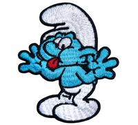 Pawprint Family | Jokey Smurf Sew on Patch | The Smurfs Official Merchandise