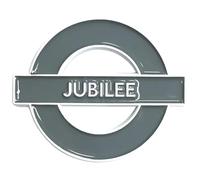 Pawprint Family | Jubilee Line Roundel Enamel Pin Badge | Transport for London Official Merchandise