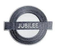 Pawprint Family | Jubilee Line Roundel Sew on Patch | Transport for London Official Merchandise
