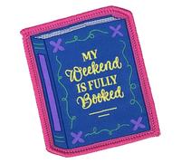 Pawprint Family | My Weekend is Fully Booked Sew on Patch | World Book Day Official Merchandise