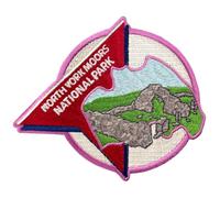 Pawprint Family | North York Moors Sew on Patch | National Parks Official Merchandise