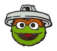 Pawprint Family | Oscar the Grouch Enamel Pin Badge | Sesame Street Official Merchandise