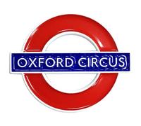Pawprint Family | Oxford Circus Roundel Enamel Pin Badge | Transport for London Official Merchandise