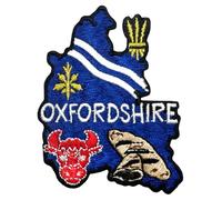 Pawprint Family | Oxfordshire County Sew on Patch | Explore The UK, Show Your Local Pride, and Customise Bags, Jackets, Blankets and More!