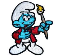Pawprint Family | Painter Smurf Sew on Patch | The Smurfs Official Merchandise