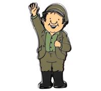 Pawprint Family | Percy Character Enamel Pin Badge | Percy the Park Keeper Official Merchandise