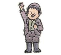 Pawprint Family | Percy Character Sew on Patch | Percy The Park Keeper Official Merchandise