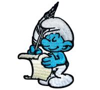 Pawprint Family | Poet Smurf Sew on Patch | The Smurfs Official Merchandise