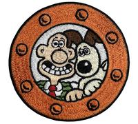 Pawprint Family | Porthole Sew on Patch | Wallace and Gromit Official Merchandise