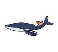 Pawprint Family | Snail and Whale Character Sew on Patch | Julia Donaldson and Axel Scheffler's The Snail and The Whale Official Merchandise