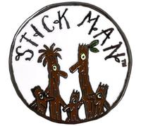 Pawprint Family | Stick Man Logo Enamel Pin Badge | Julia Donaldson and Axel Scheffler's Stick Man Official Merchandise
