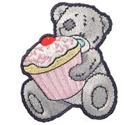 Pawprint Family | Tatty Teddy with Cupcake Sew on Patch | Me to You Official Merchandise