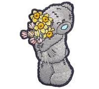 Pawprint Family | Tatty Teddy with Flowers Sew on Patch | Me to You Official Merchandise