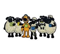 Pawprint Family | The Flock Sew on Patch | Shaun The Sheep Official Merchandise