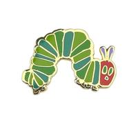 Pawprint Family ‘The Very Hungry Caterpillar’ Enamel Pin - Official Eric Carle Merchandise - Collector’s Gift Badge with Eco Packaging for Book Lovers & Teachers
