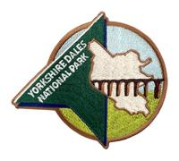 Pawprint Family | Yorkshire Dales National Park Sew on Patch | National Parks Official Merchandise