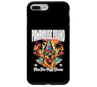 PAWRADISE FOUND PALM TREES PUPPY DREAMS happy holiday party Case for iPhone 7 Plus/8 Plus