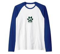 Paws Adventure: Outdoor Pet Explorers Graphic Raglan Baseball Tee, Men, Royal Blue/White, XXL