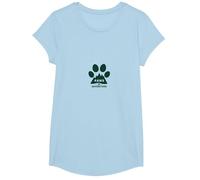 Paws Adventure: Outdoor Pet Explorers Graphic T-Shirt, Girls, Baby Blue, Small